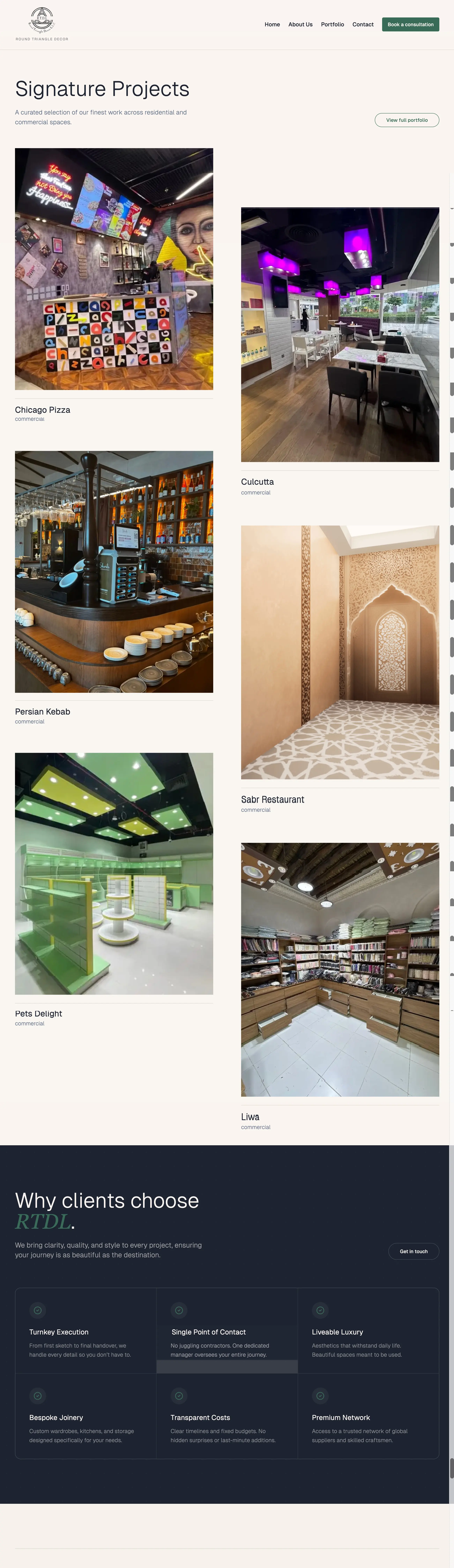 Round Triangle Decor Gallery 1